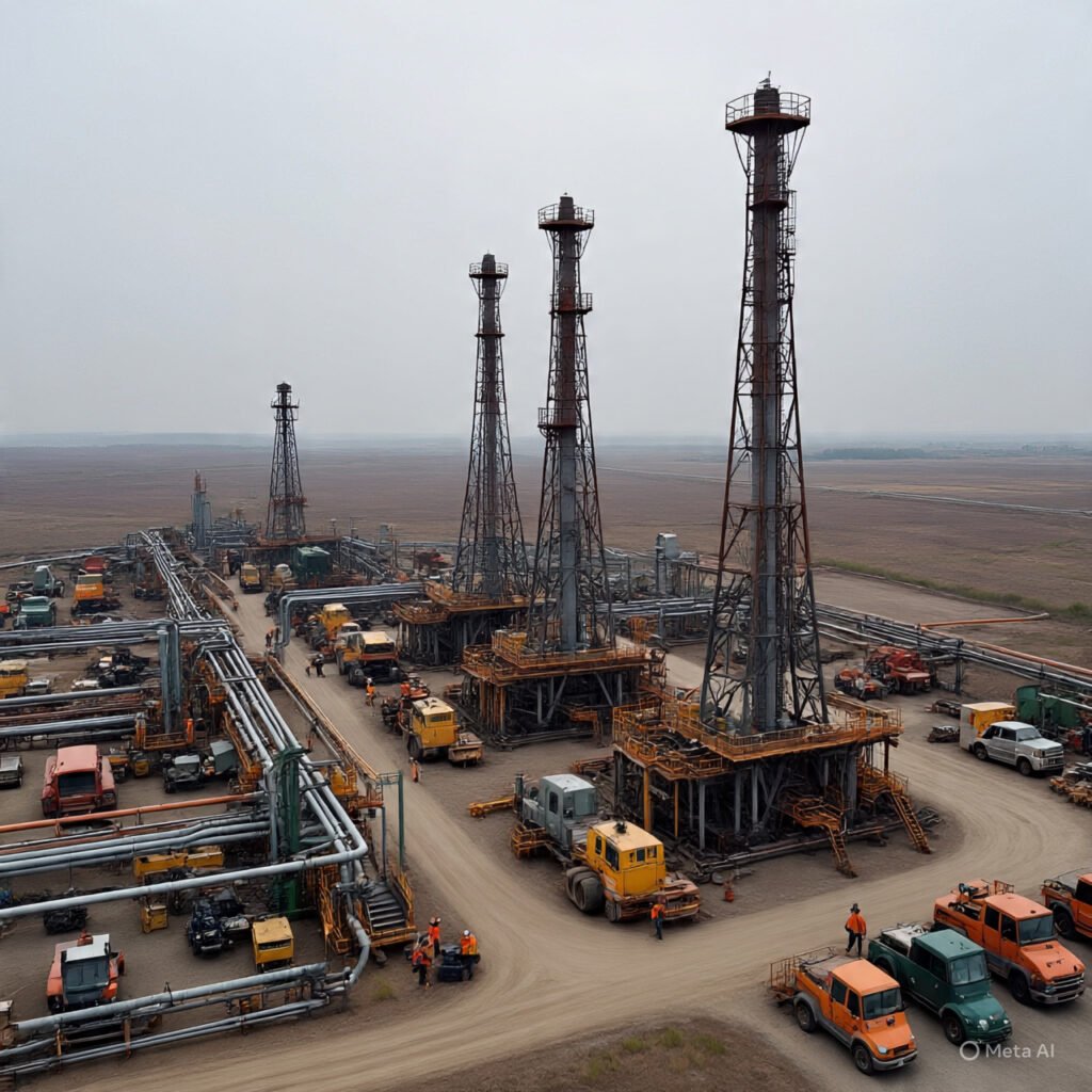 fracking site